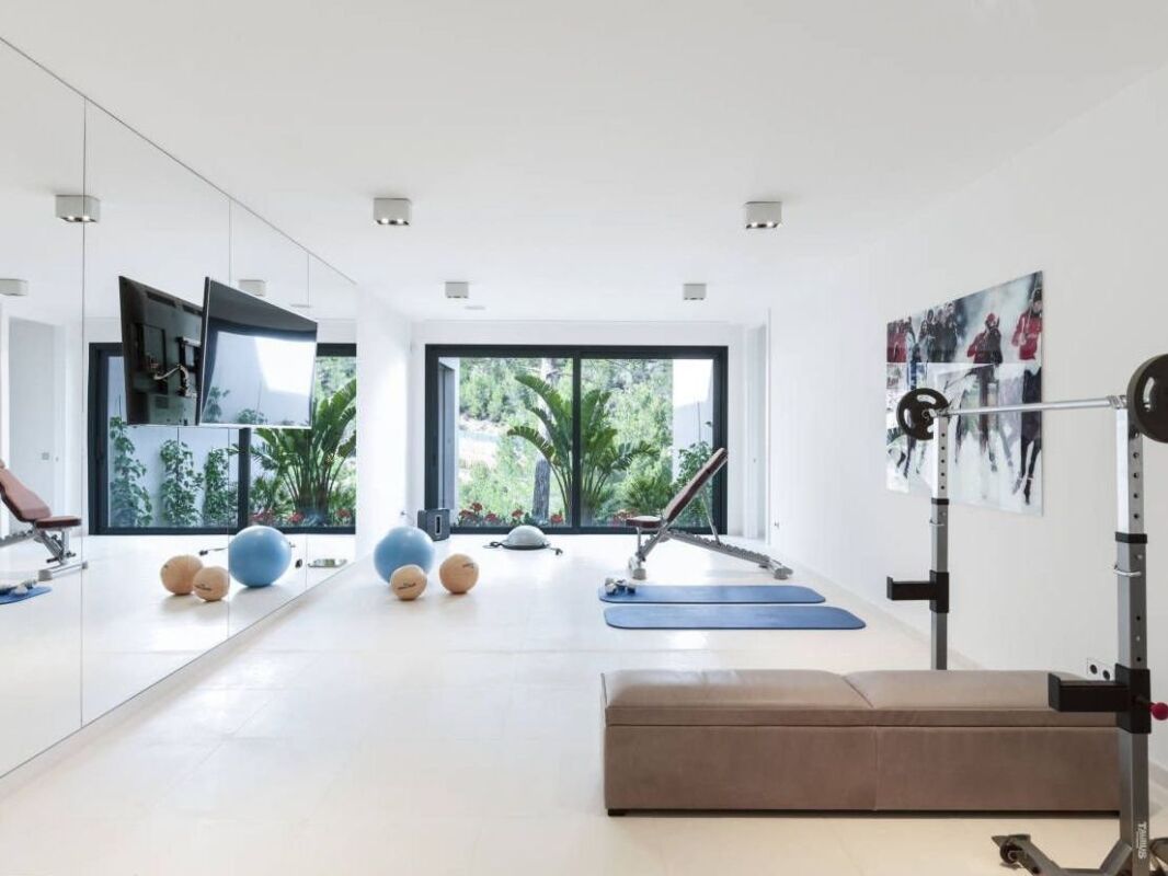 Ideas de decoración de un gimnasio en casa - Decoración10.com