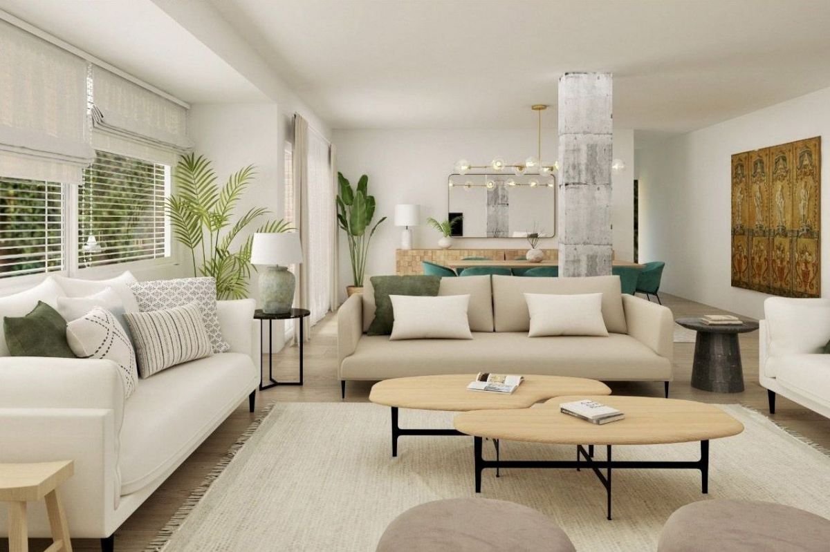 Cómo colocar dos sofás en un salón - Decoración10.com